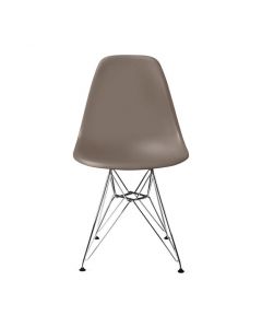 Eames? Molded Plastic Side Chair with Wire Base (DSR)