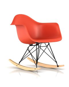 Eames? Molded Plastic ArmChair with Rocking Base