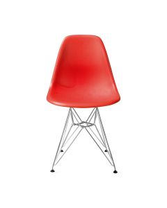 Eames? Molded Plastic Side Chair with Wire Base (DSR)