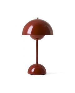 Flowerpot VP9 Rechargeable Lamp - Red Brown