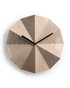 Oak Delta Wall Clock