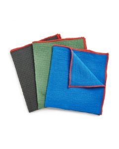 Reusable Waffle Cotton Cleaning Cloths - Set of 3