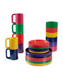 Vignelli Hellerware Rainbow Stacking Dinnerware