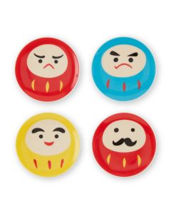 Daruma Mini Face Plates - Set of 4