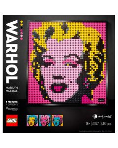 Andy Warhol's Marilyn Monroe Lego Puzzle