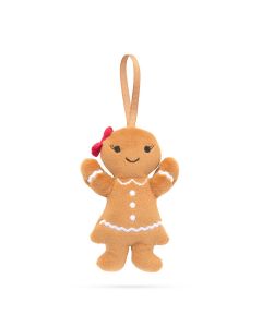 Jellycat Gingerbread Ruby Ornament Plush