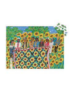 Faith Ringgold Sunflower Jigsaw Puzzle