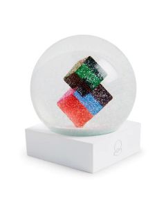 Colorful Cubes Snowglobe