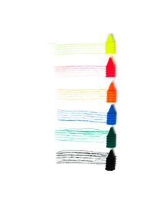 OMY Wax Finger Crayons - Set of 6