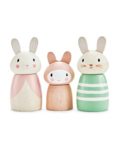 Wooden Animal Family Toy - Set of 3