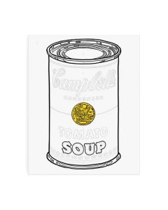 Andy Warhol Soup Can Paint-by-Number Kit