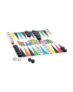 Keith Haring Backgammon & Checkers Game
