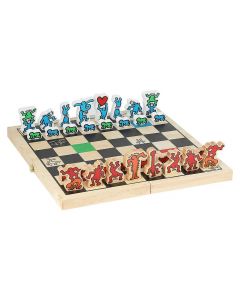Keith Haring Colorful Chess Set