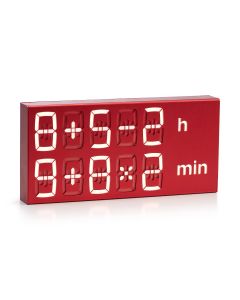 Albert Aluminum Math Clock