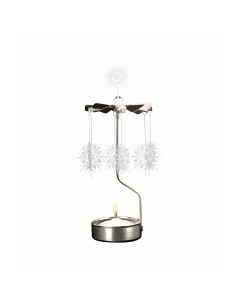 Rotary Candle Holder White Star