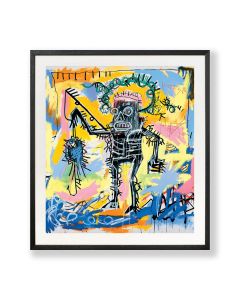 Jean-Michel Basquiat Untitled (Fishing) Framed Poster