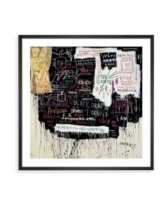 Jean-Michel Basquiat Museum Security Framed Print