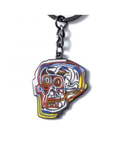 Jean-Michel Basquiat Mask Keychain
