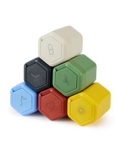 Recycled Plastic Magnetic Travel Capsules - Set of 6