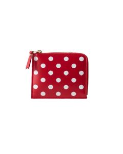 Comme des Garcons Polka Dots Zip-around Coin Pouch