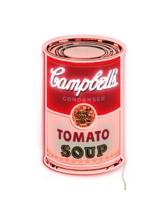 Andy Warhol Tomato Soup Can Neon Sign