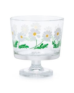 Retro Glass Footed Dessert Cup