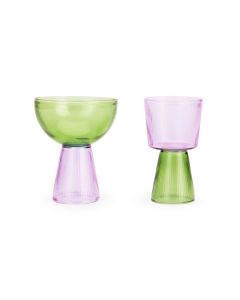 Oorun Didun Glass Cups by Yinka Ilori
