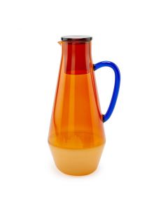 Two-Tone Glass Carafe