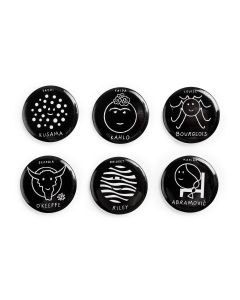 Herstory Of Art Buttons