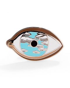 René Magritte: False Mirror Enamel Pin