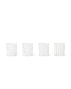 Dusen Dusen Pattern Glass Tumblers - Set of 4 | MoMA Design Store Hong Kong