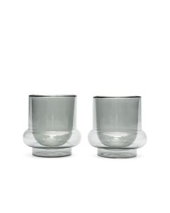 Tom Dixon Bump Insulated Glass Coffee Cups - Set of 2