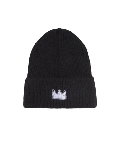 Rome Pays Off White Crown Knit Beanie