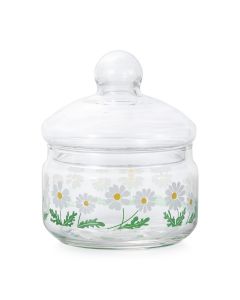 Retro Glass Jar with Lid