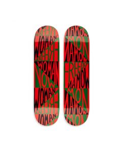 Faith Ringgold Woman Freedom Now Skateboard Diptych