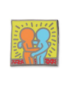 Keith Haring Enamel Pin - Friends