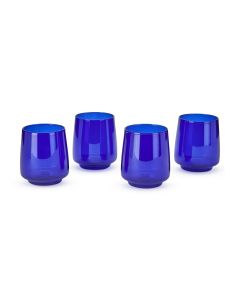 Midnight Glass Drinkware - Tumbler Set of 4