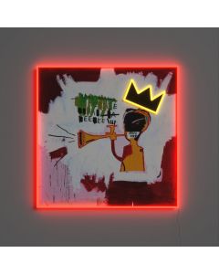 Jean-Michel Basquiat Trumpet Neon Sign
